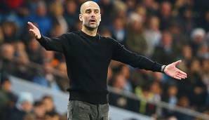 Pep Guardiola ist in seinem vierten Jahr Trainer bei Manchester City.