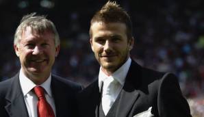 DAVID BECKHAM - Noch ein Eigengewächs und Mitglied der Class of 92. Beckhams Verhältnis zu Ferguson war nicht immer frei von Konflikten.