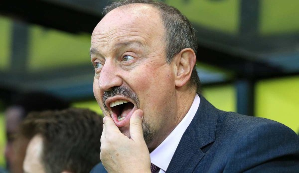 Rafael Benitez hatte den FC Everton erst zu Saisonbeginn übernommen.