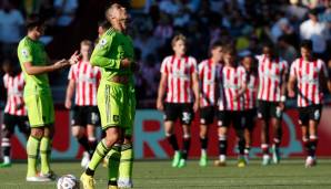 AUGUST 2022: Keine drei Wochen später die nächste Irritation - Ronaldo sorgte mit seinem Abgang nach der 0:4-Klatsche beim FC Brentford für neue Diskussionen. Der Portugiese verschwand als erster United-Spieler in den Katakomben des Stadions.