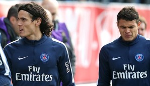 Edinson Cavani und Thiago Silva fallen für den Supercup verletzungsbedingt aus