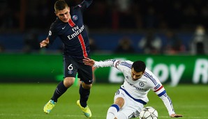 Marco Verratti (l.) bleibt wohl noch lange in der französischen Hauptstadt