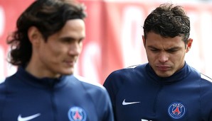 Edinson Cavani und Thiago Silva laborieren an Verletzungen