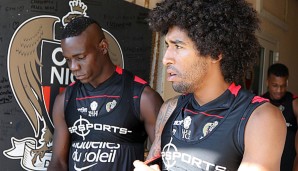 Dante und Mario Balotelli wechselten im vergangenen Sommer nach Nizza