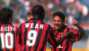 George Weah spielte unter anderem für die AS Monaco, Paris St.-Germain, den FC Chelsea und den AC Milan