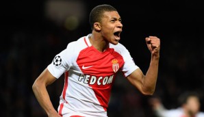 Kylian Mbappe schoss in der vergangenen Saison 15 Tore für die AS Monaco