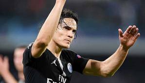 Edinson Cavani erzielte gegen Monaco einen Dreierpack.