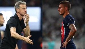 Luis Enrique und Marco Verratti.