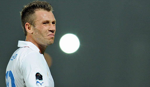 Künftig für den AC Milan unterwegs: Antonio Cassano