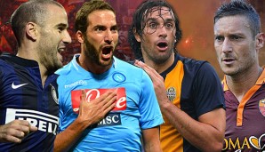 Torjäger in Torlaune: Palacio, Higuain, Toni, Totti und Co.