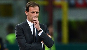 Massimo Allegri konnte mit dem Auftritt seiner Mannschaft nicht zufrieden sein