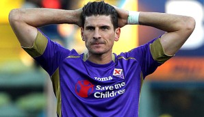 Mario Gomez erzielte in der laufenden Saison ein Tor für den AC Florenz