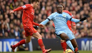 Yaya Toure (r.) wechselte 2010 zu Manchester City