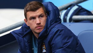 Edin Dzeko war bei Manchester City nicht mehr erste Wahl