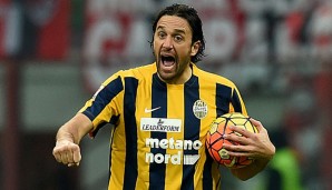 Luca Toni wurde 2015 mit 22 Treffern Torschützenkönig der Serie A TIM