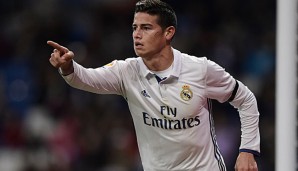 James Rodriguez spielt bei Real Madrid nur eine Nebenrolle