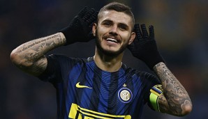 Mauro Icardi führt Inter als Kapitän aufs Feld