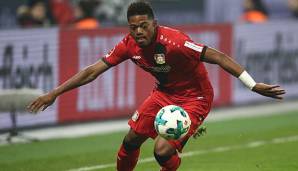 Leon Bailey spielt für Bayer Leverkusen