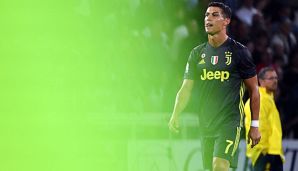 Cristiano Ronaldo wartet noch immer auf seinen ersten Treffer in der Serie A.