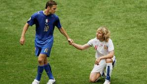 Totti bezeichnet Nedved als Heulsuse.