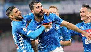 Raul Albiol köpfte Napoli kurz vor der Halbzeitpause zum Sieg.