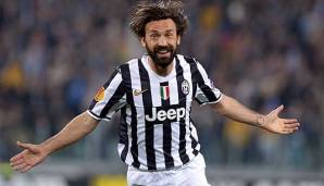 Andrea Pirlo hat zwischen 2011 und 2015 152 Pflichtspiele für Juventus Turin absolviert.