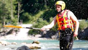 Oliver Kragl beim Rafting.