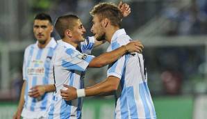 Gemeinsam stiegen sie einst mit Pescara in die Serie A auf: Marco Verratti und Ciro Immobile.