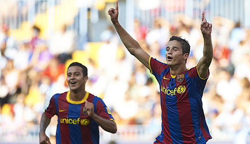 Ibrahim Afellay (r.) wurde mit dem FC Barcelona Champions-League-Sieger 2011