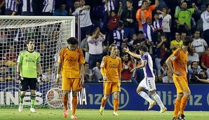 Ende aller Meisterträume. Real Madrid kassiert den späten Ausgleich in Valladolid