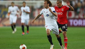 Ivan Rakitic (l.) gewann mit Sevilla die Europa League