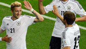 Reus und Müller stürmen für Deutschland und befinden sich im Visier der Katalenen