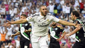 Karim Benzema legte mit seinem Führungstreffer den Grundstein für den Sieg