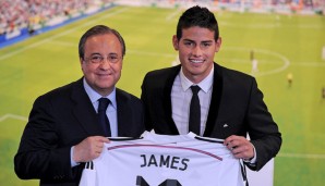 Real-Präsident Perez hat den Transfer von James Rodriguez verteidigt