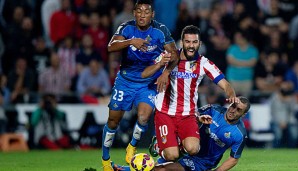 Getafe und Atletico lieferten sich am Sonntagabend eine ruppige Partie