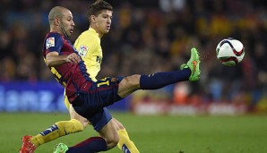 Javier Mascherano & Co stehen mit einem Beim im Finale der Copa del Rey