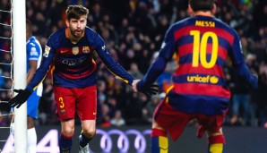 Gerard Pique spielt seit 2008 mit Lionel Messi zusammen beim FC Barcelona