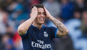 James Rodriguez musste sich zuletzt hinter den Teamkollegen anstellen