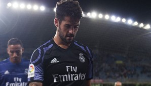 Isco spielte in der neuen Saison bisher nur 17 Minuten