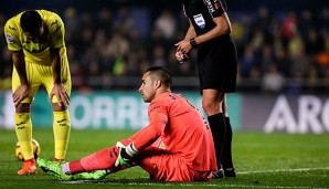 Sergio Asenjo riss sich beim Spiel gegen Real Madrid das Kreuzband