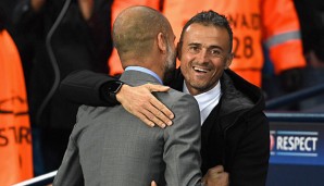 Pep Guardiola spricht über den Abschied von Luis Enrique