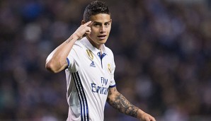 James Rodriguez ist bei Real Madrid unzufrieden