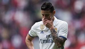 Unter Zinedine Zidane hatte James Rodriguez in der abgelaufenen Saison einen schweren Stand