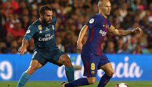 Andres Iniesta verpasst das Clasico-Rückspiel