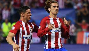 Fernando Torres und Antoine Griezmann spielen gemeinsam bei Atletico Madrid