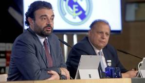 Jose Angel Sanchez (l.) ist Generaldirektor bei Real Madrid