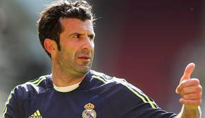 Luis Figo spielte für Barcelona und Real Madrid