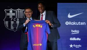 Yerry Mina wechselte im Januar zum FC Barcelona.