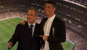 Laut Real-Präsident Florentino Perez hat Cristiano Ronaldo nicht um eine Freigabe für einen China-Transfer gebeten.