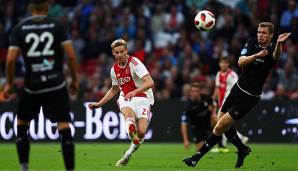 Frenkie de Jong würde gerne eines Tages gemeinsam mit Lionel Messi spielen.